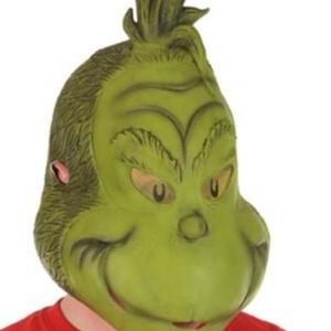 Grinch Latex Full Mask Green One Size Fits Most